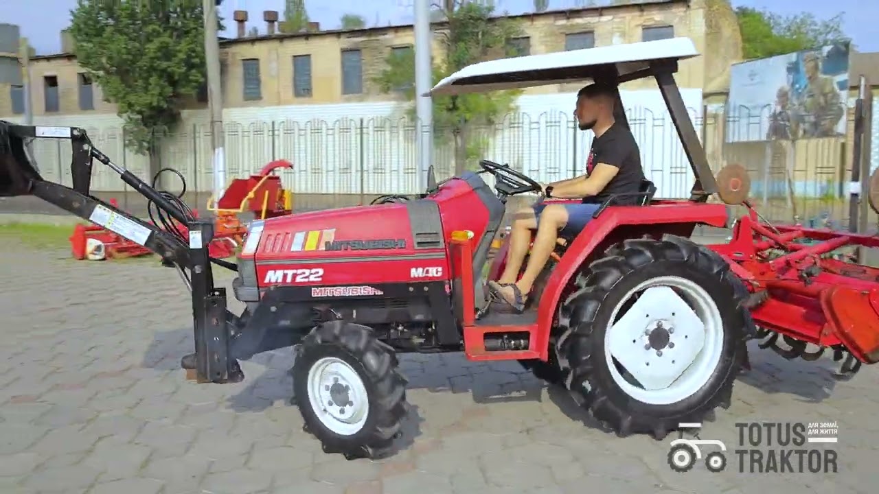 Огляд японського міні трактора Mitsubishi MT-22 | Totus Traktor