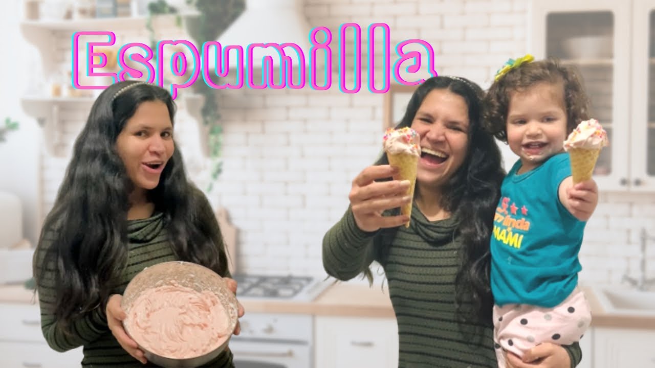 Como hacer ESPUMILLA en casa, postre Ecuatoriano🍦 fácil y rápido 🤌🏻| Stephanie Francis🧡vlog