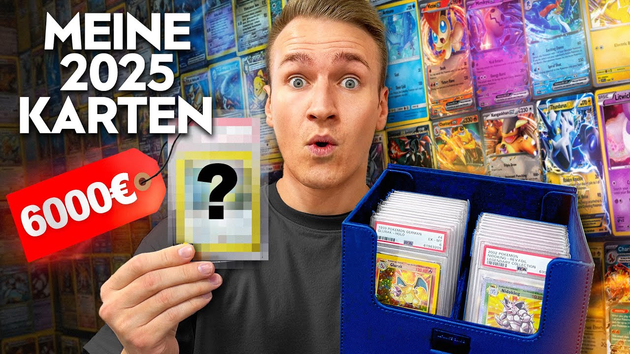 15.000€ Pokémon Kartensammlung 2025 – Alles, was ich besitze!