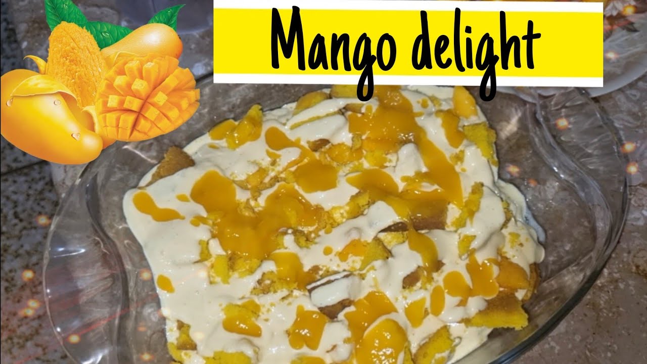 Mango Delight Recipe || Easy to make mango Delight || sidralife