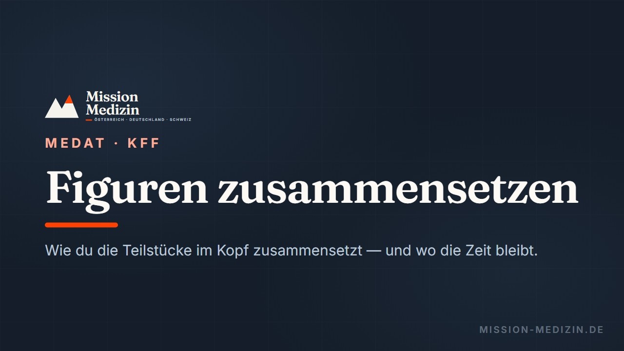 MedAT 2026 🔹 Lehrvideo zum Untertest Figuren zusammensetzen des KFF-Testteils des MedAT🔹