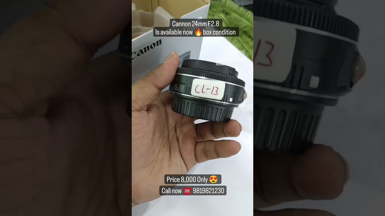 CANNON 24mm F2.8 STM | second hand camera market in Mumbai #canon #photography #camsikelectronics