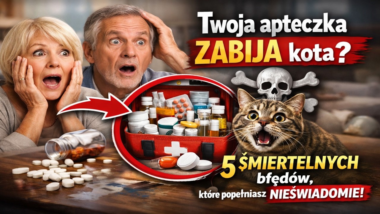 Twoja apteczka ZABIJA kota? 🙀 5 ŚMIERTELNYCH błędów, które popełniasz NIEŚWIADOMIE!