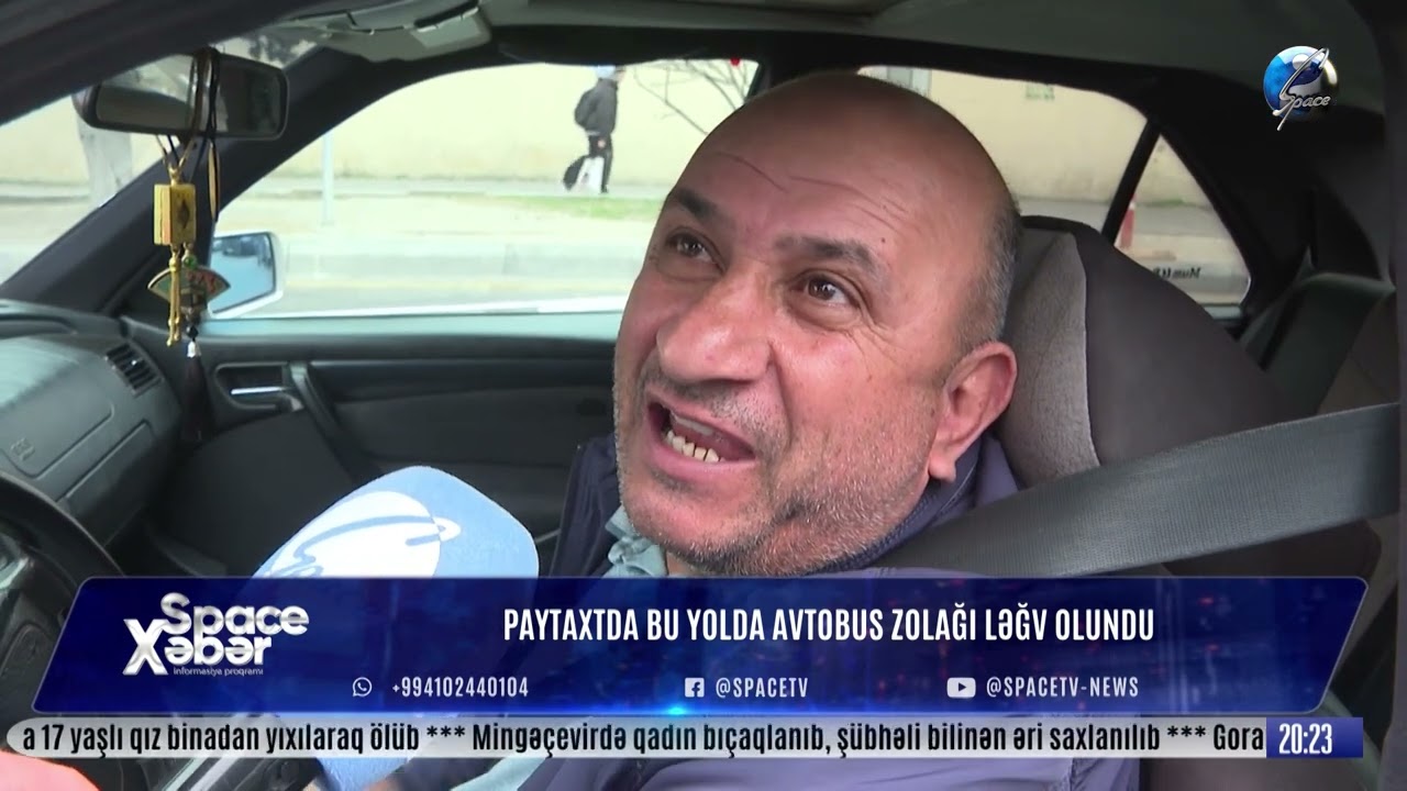 Paytaxtda Bu Yolda Avtobus Zolağı Ləğv Olundu