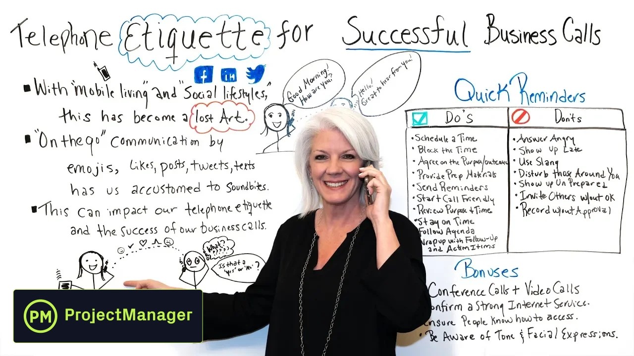 Telephone Etiquette for Successful Business Calls - Project Management Training
