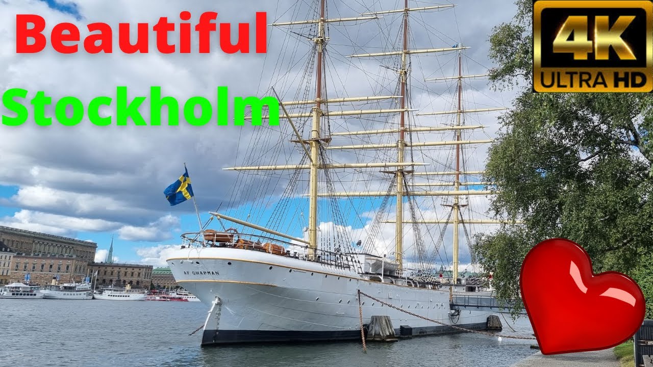Travel In Sweden|Stockholm Skeppsholmen|4k