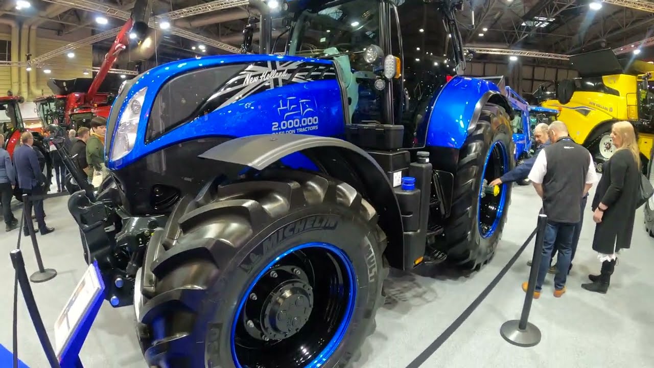 Special New Holland T7.225 Blue Power Celebrating 2,000,000 Tractors at Basildon at LAMMA Show 2025