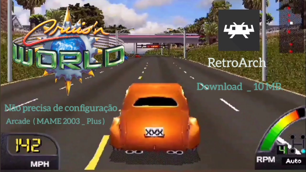 Cruis'n _ Arcade ( MAME 2003 _ Plus). P Emulator RetroArch