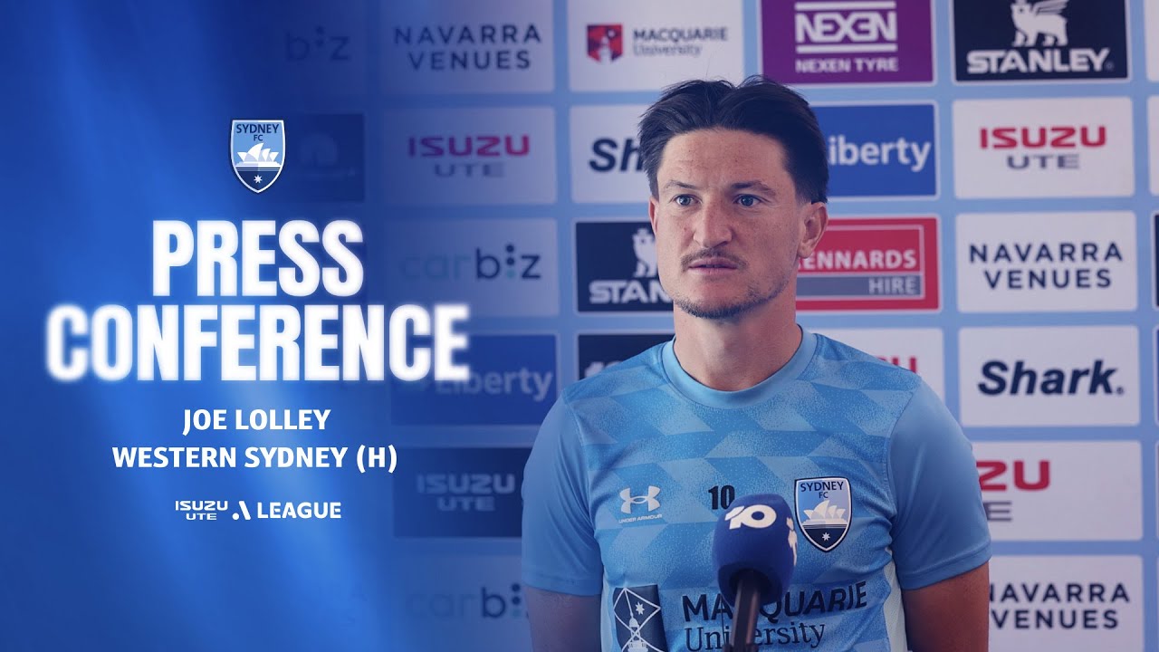 Джо Лолли | Пресс-конференция WSW (дома) - Isuzu UTE A-League 2025/26, 15-й тур