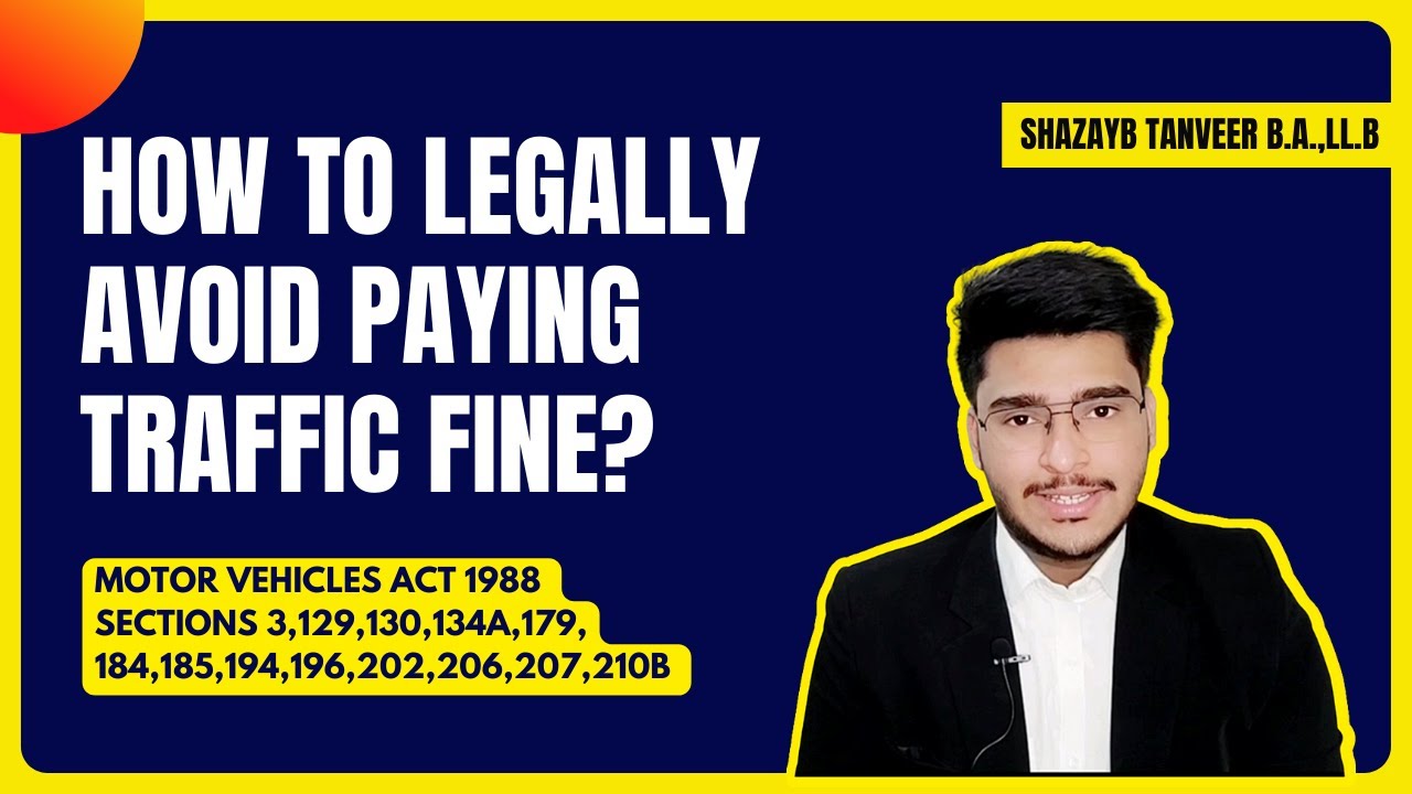 How to avoid traffic fine - Innovative way to avoid traffic fines - Know your legal rights