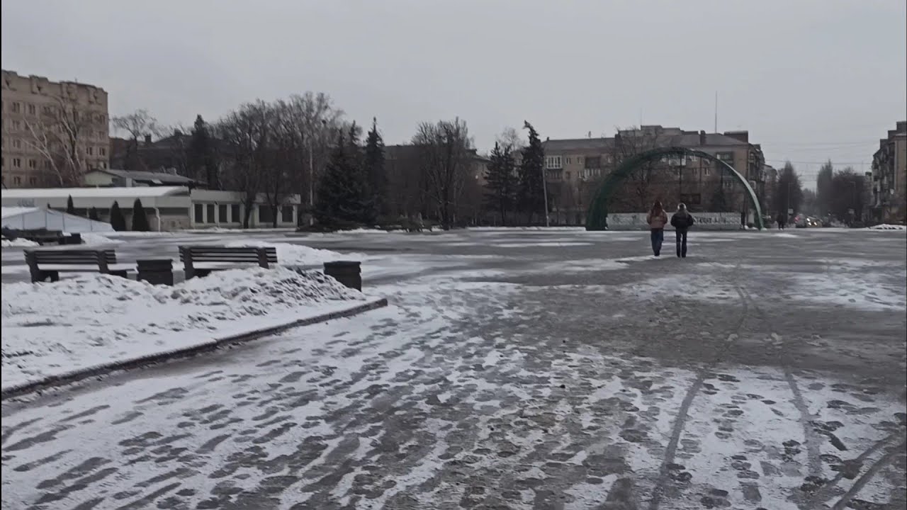 Славянск 8 февраля 2026 — площадь, погода.