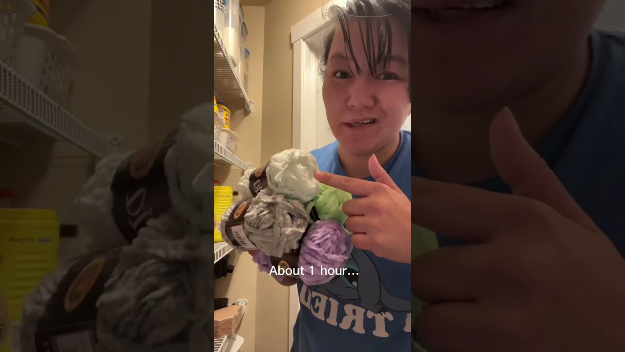 First Review of DIY Glow Chenille Yarn by Lion Brand