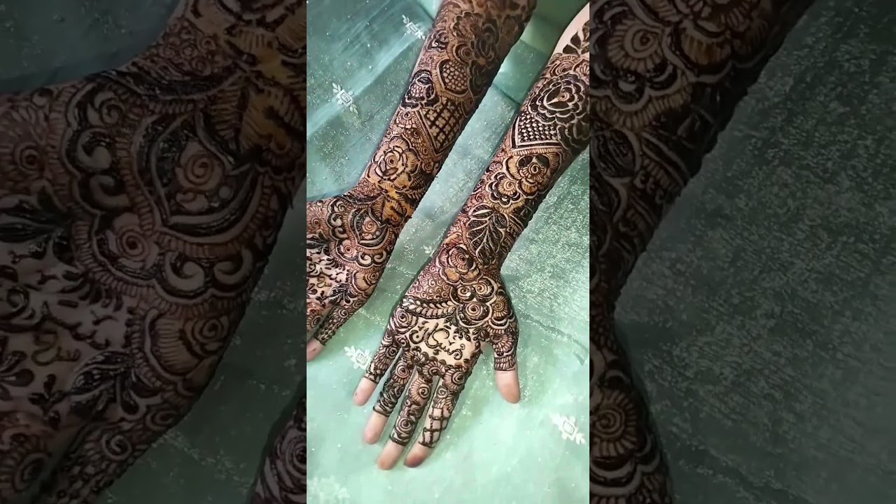 engagement bridal mehndi design 😍❤️😘... 