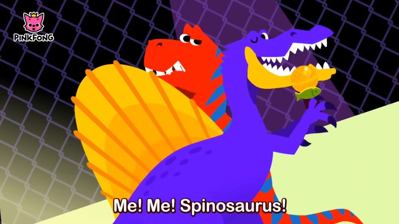 When Pinkfong Dinosaurs Turn EPIC! | T-Rex vs Spinosaurus Battle Edit