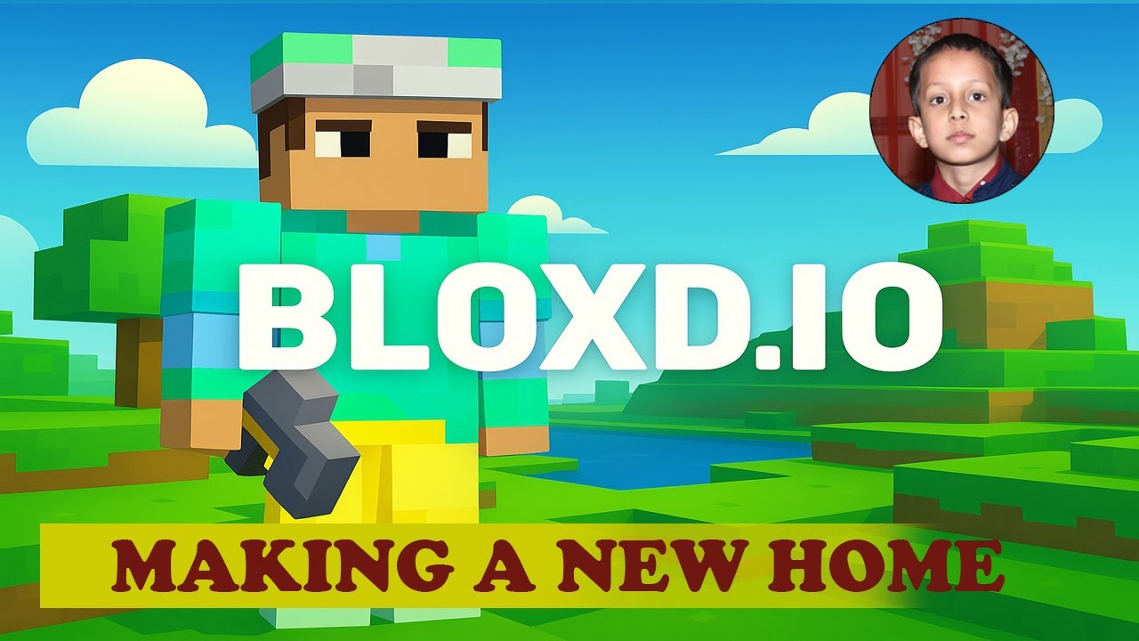 Making a new home in BLOXD.IO #bloxdio #minecraft #gaming #dream #minecraftmemes #rawatgaming