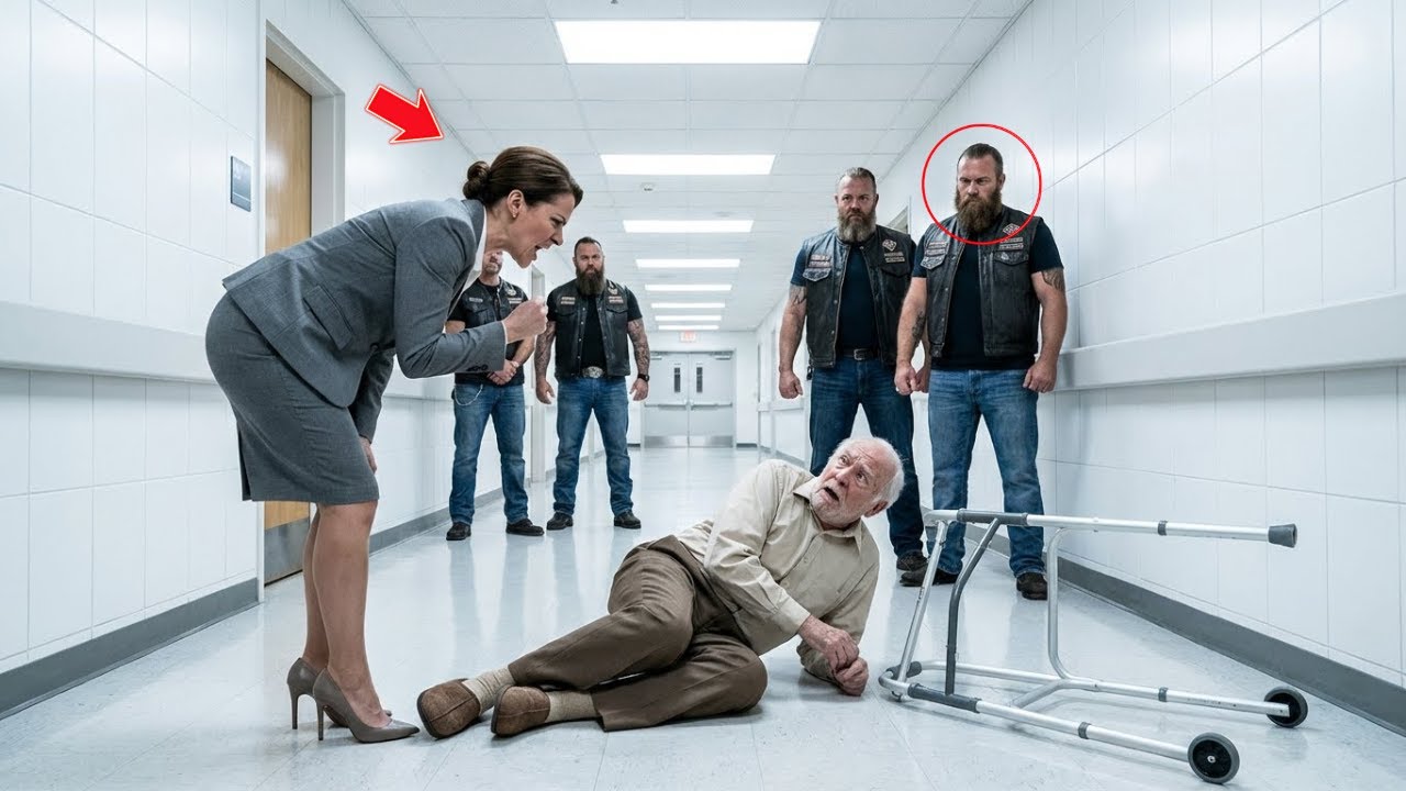 Nurse Slaps 98-Year-Old Sniper. She Didn't See The 20 Hells Angels Behind Her