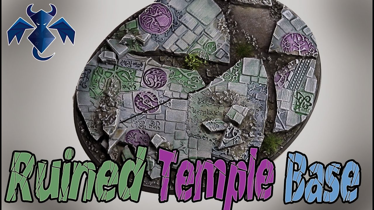 How to Paint a Ruined Temple Base!