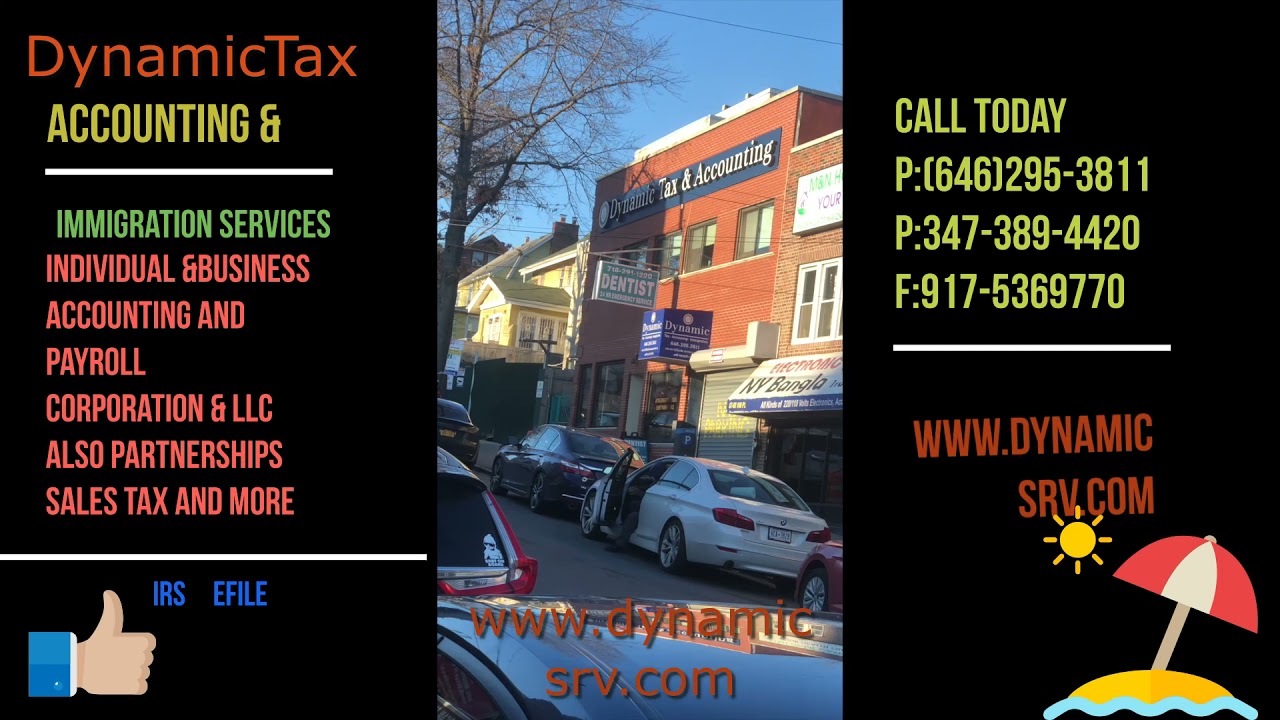 Dynamic Tax, Accounting & Immigration Services. Individual & Business Tax filing.