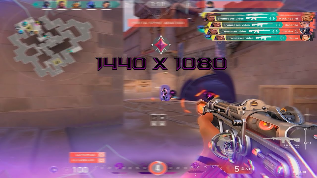 1440 x 1080 true stretched feels different