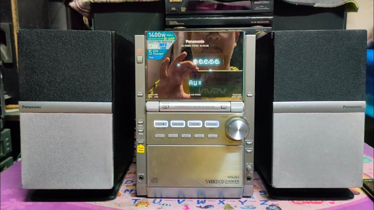 ชุดเครื่องเสียงไมโครคอมโป panasonic SA-PM148