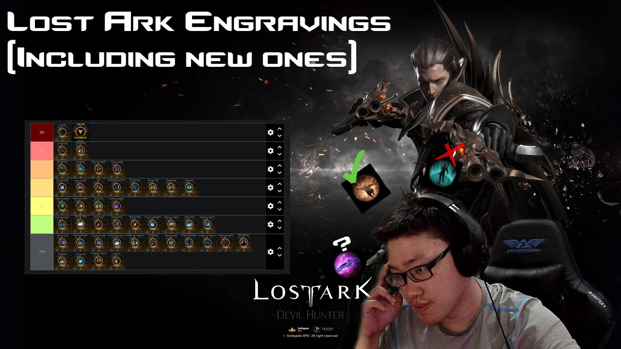 Lost Ark - Engraving Tier List (Including New Ones)