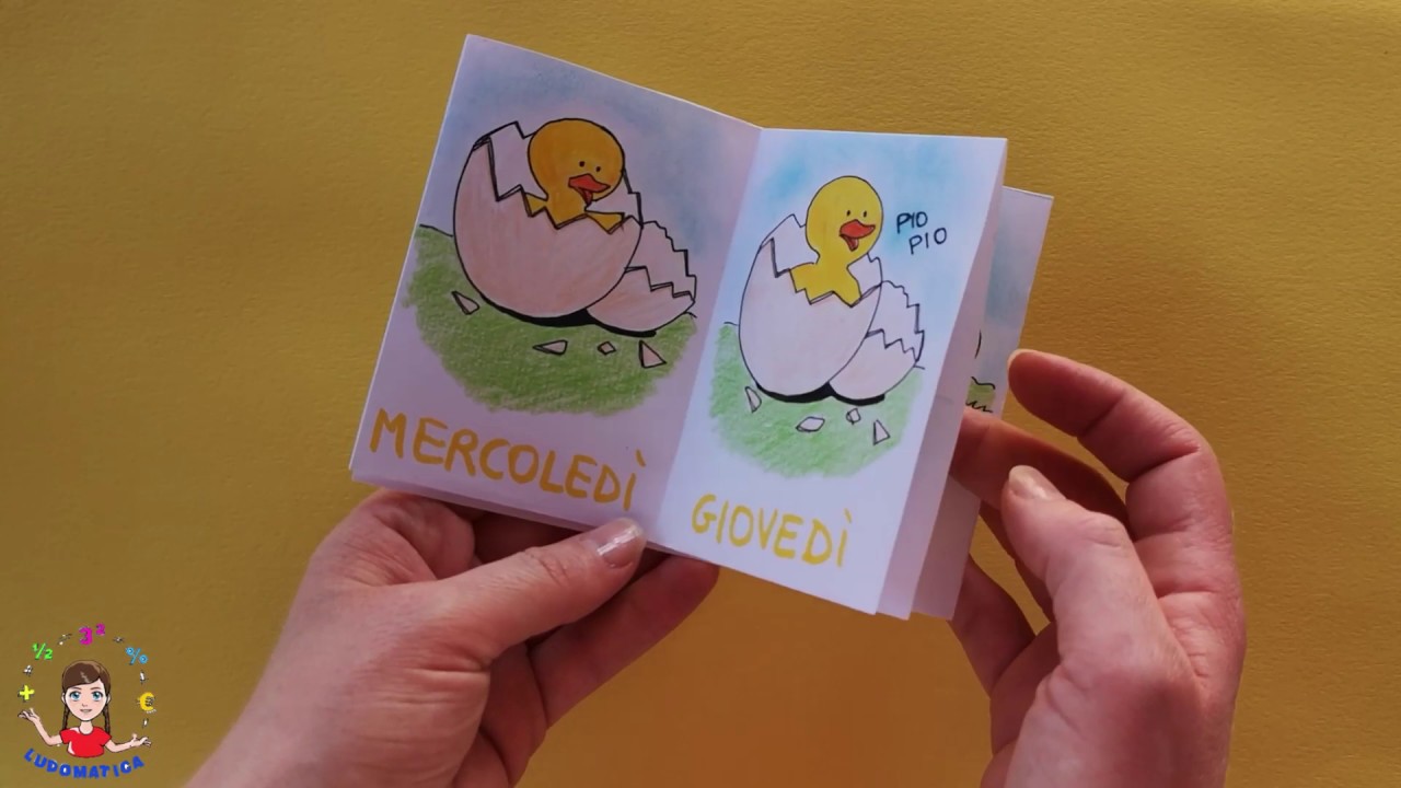 COME CREARE UN LIBRICINO DA UN FOGLIO A4 con poche pieghe: è facile e veloce!