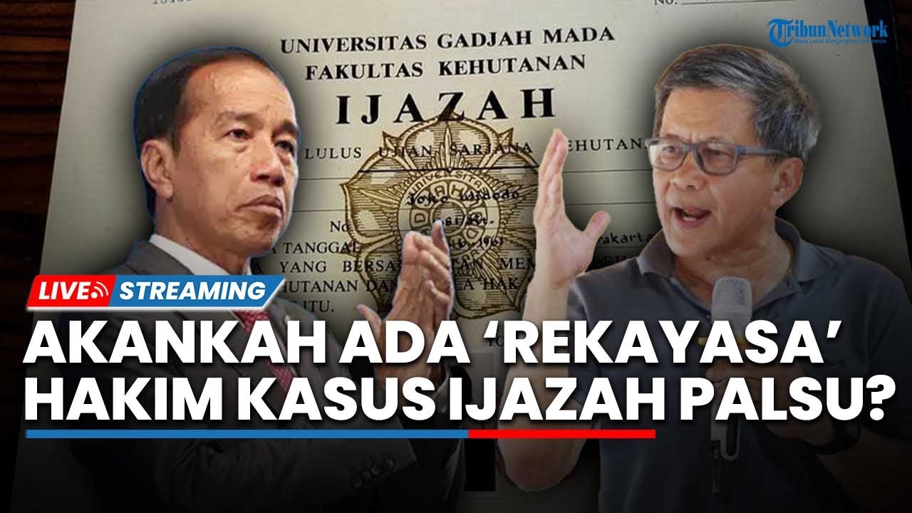 🔴Kasus Ijazah Palsu Jokowi Justru Berujung Saling Gugat, Rocky Gerung: Akankah Ada Rekayasa Hakim?