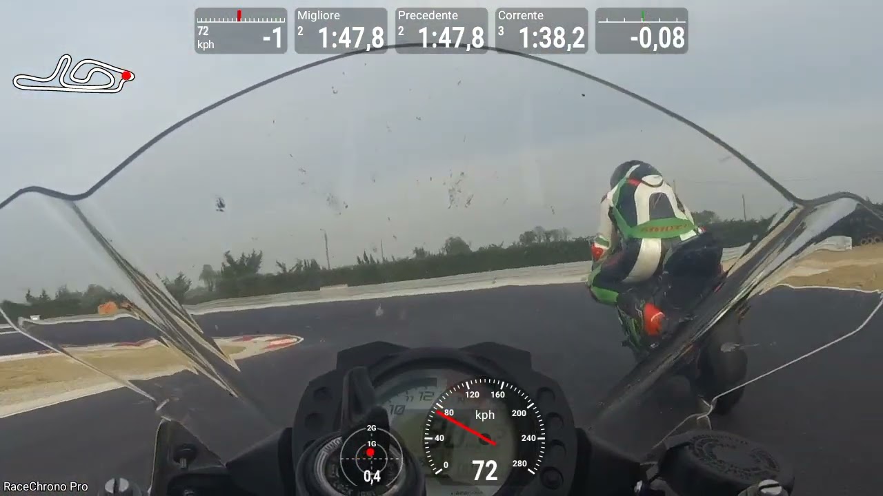 Cremona circuit 3.0: Kawasaki Ninja 2008 VS Kawasaki ZX10R 2016