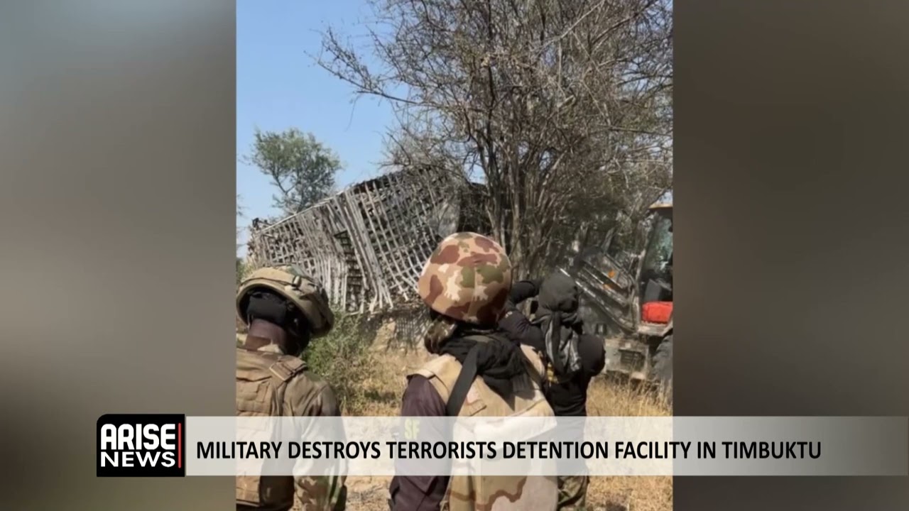 MILITARY DESTROYS TERRORISTS DETENTION FACILITY IN TIMBUKTU