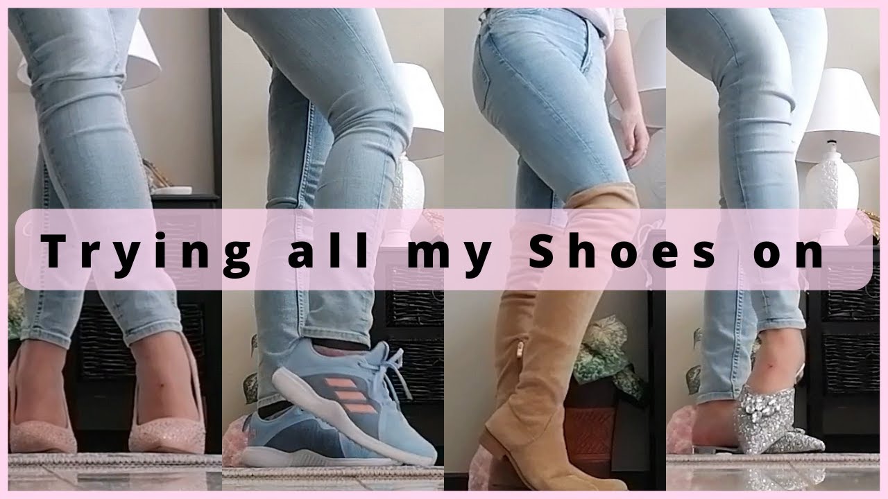 Trying all my Shoes / Nike, Puma, Adiddas #shoe collection