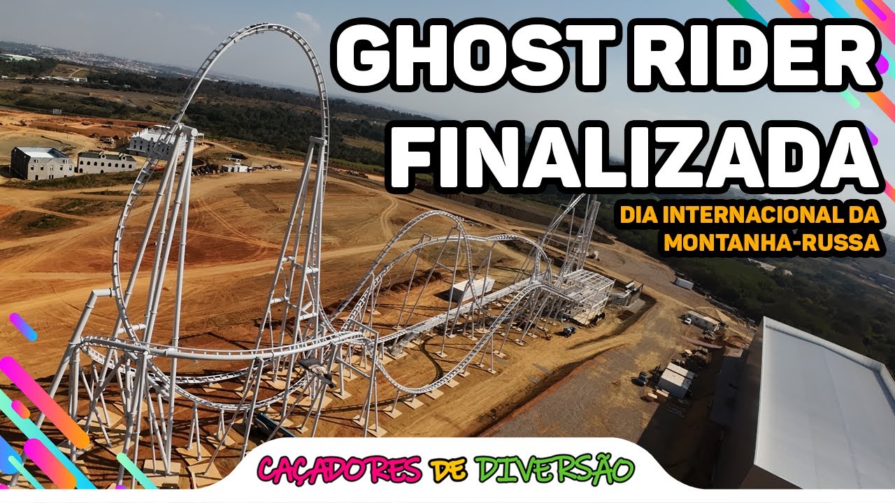 Ghost Rider FINALIZADA! Dia da Montanha-Russa 2025 | Caçadores de Diversão