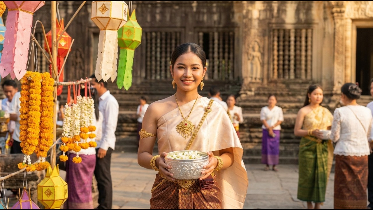 ចូលឆ្នាំមកហើយ រាំអោយអស់ដៃ 🌸 សែនសប្បាយចូលឆ្នាំខ្មែរ ២០២៦ | ក្មេងស្រីគូតស្រស់ស្អាត 🎉💖