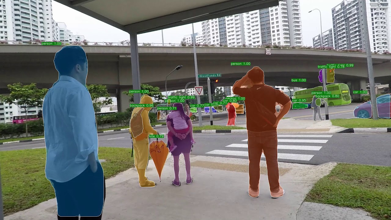 Object detection along Singapore Park Connector Network using Mask R-CNN