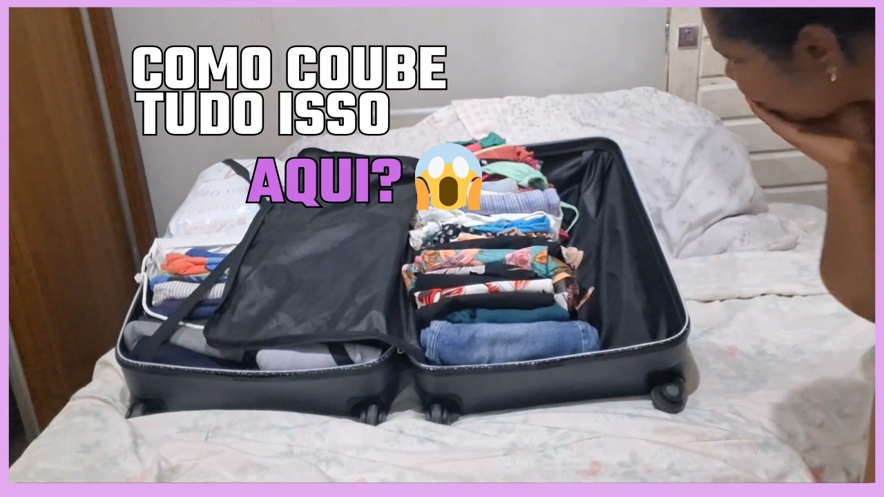 ARRUMANDO AS MALAS PARTE 2 🧳🔥 A BATALHA PRA CONSEGUIR FECHAR 😂