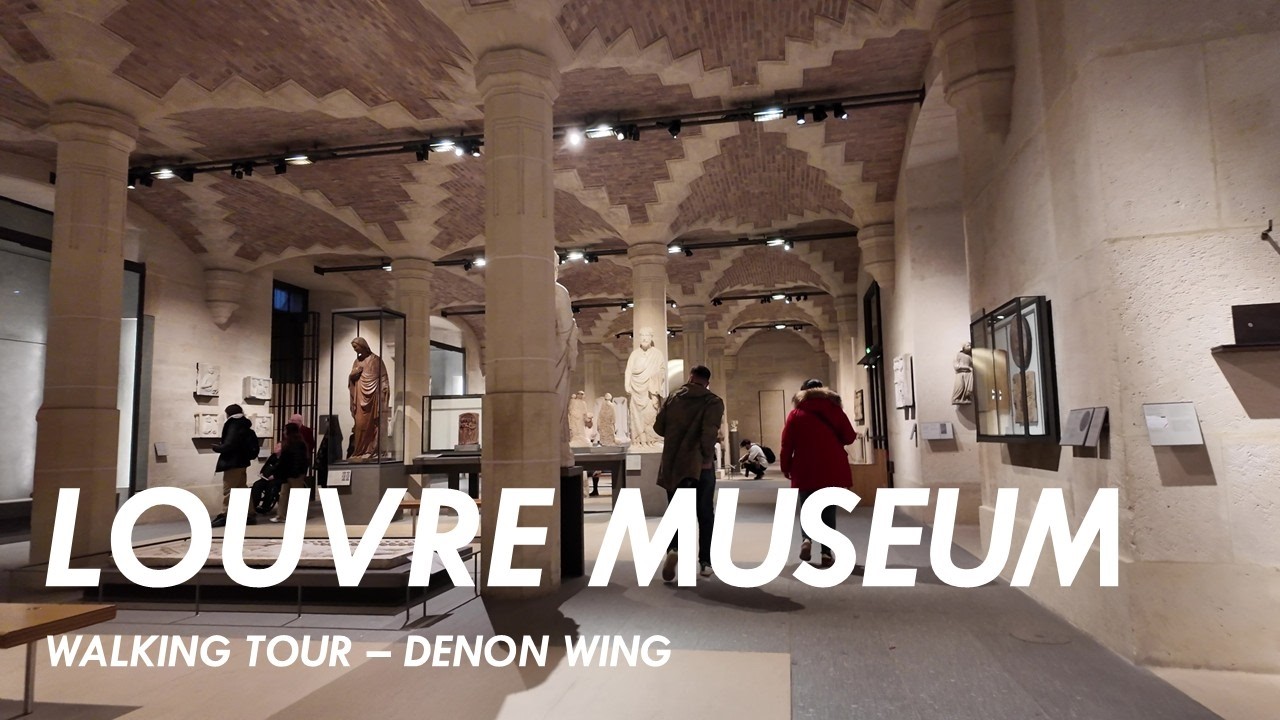 Louvre Museum Walking Tour: The Denon Wing | Paris 4K HDR