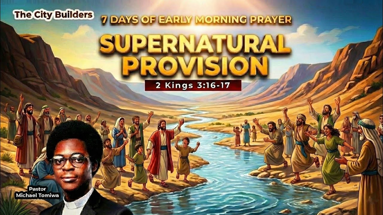 THE CITY BUILDERS | SUPERNATURAL PROVISION| EARLY MORNING PRAYERS DAY 2| PASTOR MICHAEL TOMIWA|