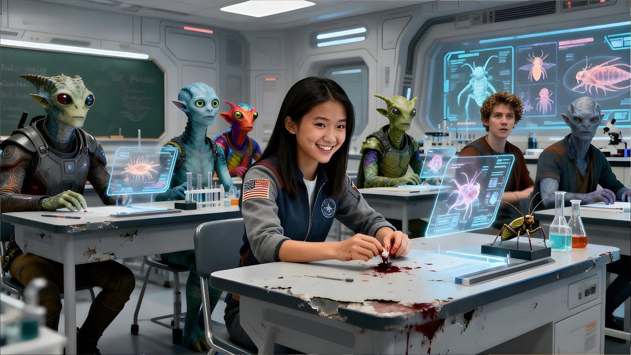 A Smile, a Uniform, a Secret — A Deathworld Beast Sat in the Classroom | HFY | Sci fi Stories