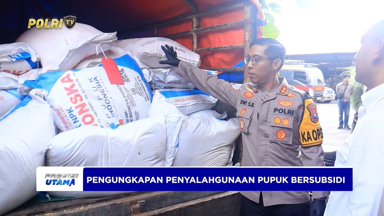 POLRES NGAWI UNGKAP PENYALAHGUNAAN PUPUK BERSUBSIDI