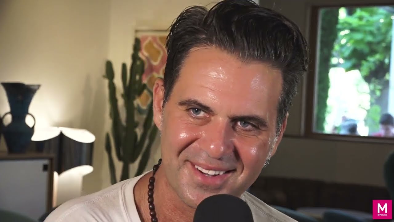Manu Lanvin en interview pour la tournée avec son père Gérard Lanvin