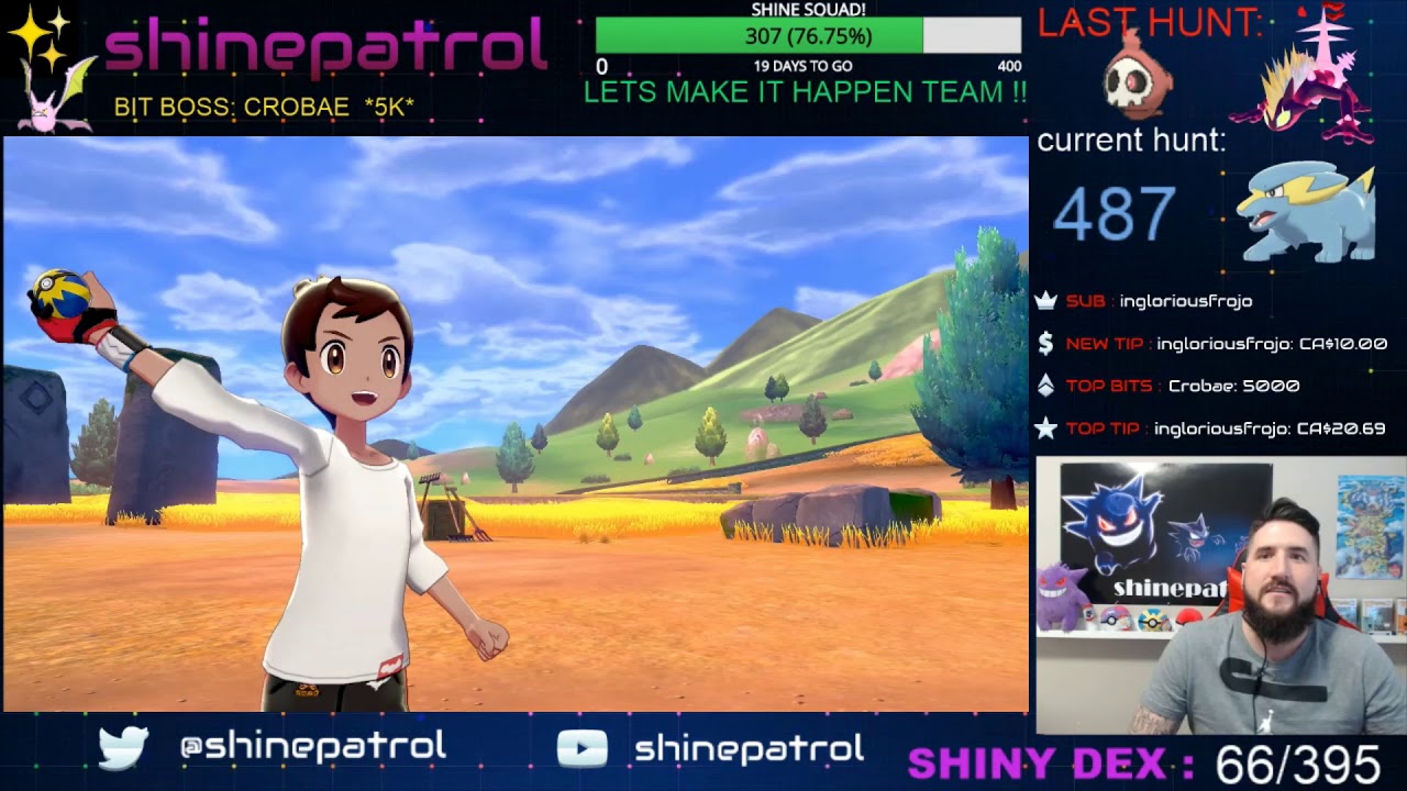 SHINY ELECTRIKE! shiny race with subs ! lost the race but still under 500 !