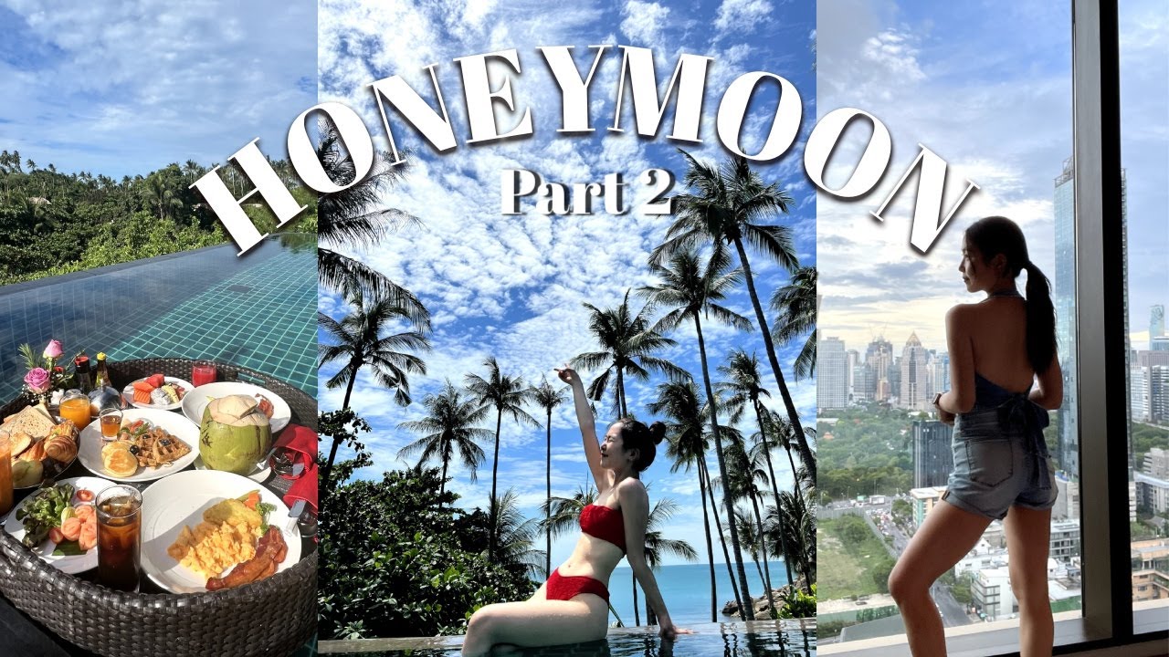 МЕДОВЫЙ МЕСЯЦ на Самуи и Бангкоке, часть 2 ⭐🥥 (ENG/KOR)