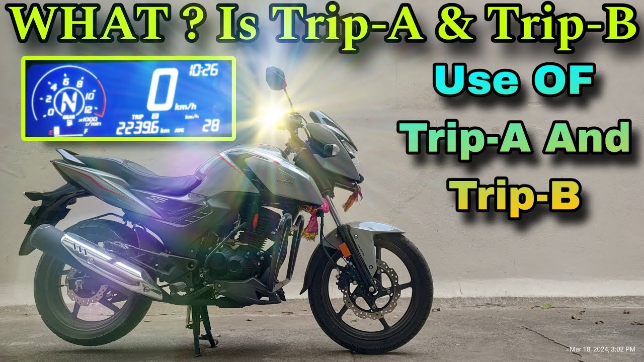 What Is Trip A & Trip B ? What is the use of Trip-A & Trip-B 🤔 || Details #sp160 #hondasp160
