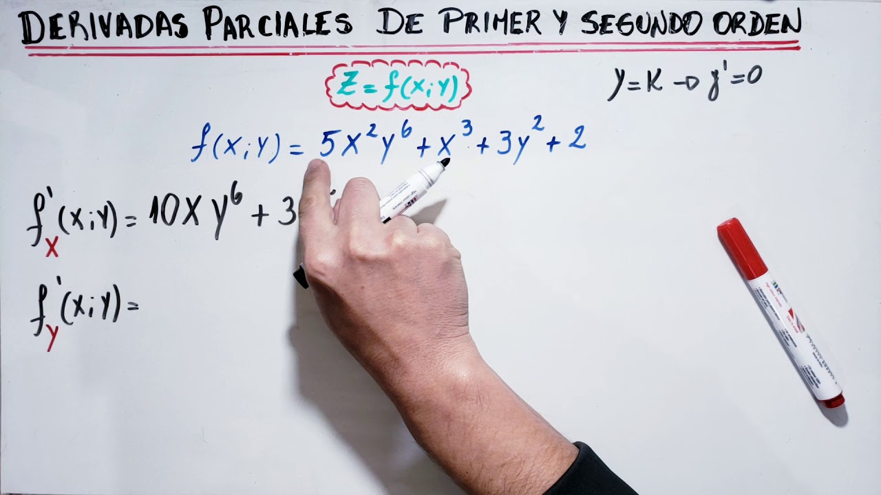 Como resolver DERIVADAS PARCIALES DE 1er y 2do ORDEN