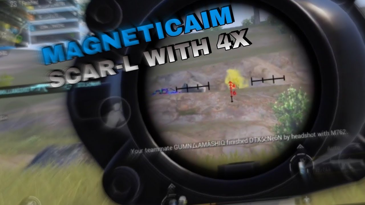 Magnetic Aim Scar-L With 4x 🔥⚡