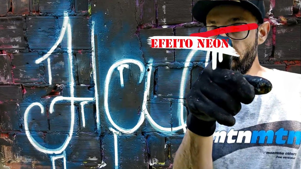 DICA de Como fazer efeito néon no graffiti.