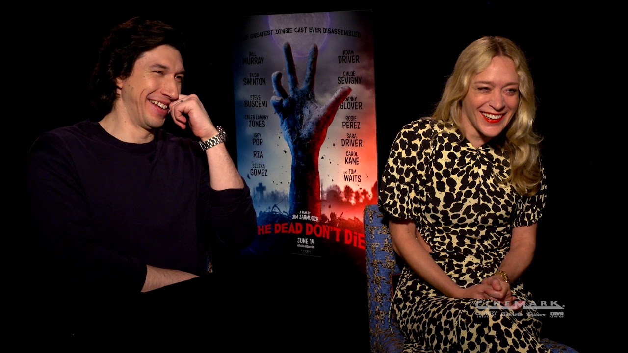 Cinemark Interviews Chloë Sevigny and Adam Driver of The Dead Don't Die