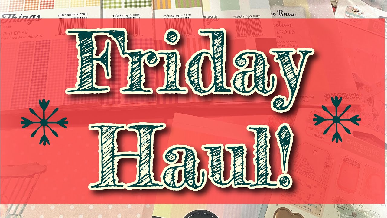 2/04/22 Friday HAUL ~ New Frank Garcia Peach Tea, lots of paper pads, and other fun stuff!