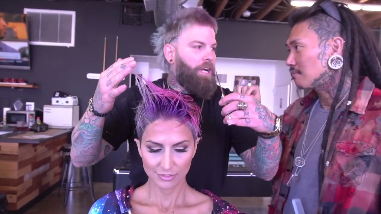 MUST WATCH PIXIE HAIR COLOR DESIGN | collaboration with @HAIRGOD ZITO @AROD23PR  @PHILIPWOLFFHAIR