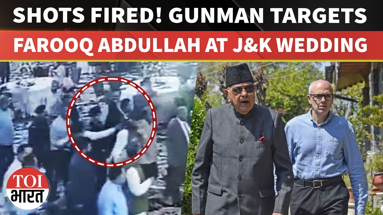 Narrow Escape For Farooq Abdullah After Gunman Opens Fire At Jammu Wedding