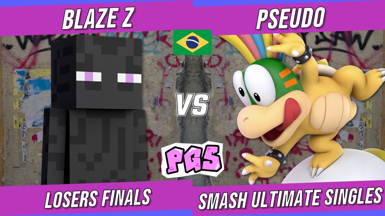 PGSMASH 09.02.26 - Pseudo (Bowser Jr.) vs. Blaze Z (Steve) - SSBU BRASIL - SMASH ULTIMATE